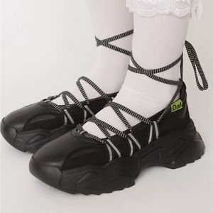 Lazy Oaf Lace Up Ballet Sneakers